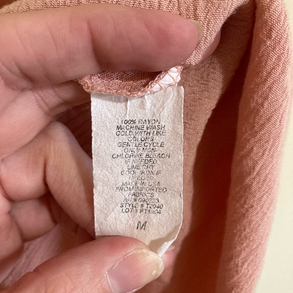 L. A. Hearts Blush Ruffle Off-the-Shoulder Blouse - Picture 3 of 3